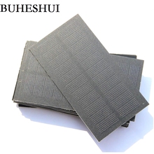 BUHESHUI 0,8 Вт 5,5 В солнечная батарея солнечный модуль монокристаллическая ПЭТ солнечная панель DIY Солнечное зарядное устройство наборы образования 5 шт Бесплатная доставка 2024 - купить недорого
