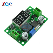 Módulo regulador de voltaje con voltímetro LED, reductor ajustable LM2596 DC 4,0-40 a 1,3-37V, CC/CC 2024 - compra barato