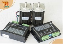 Mais vendidos! Wantai-motor de passo para máquina cnc, nema 125 eixos, oz-in + driver dq542ma, a, 50v,, micro gravura 2024 - compre barato