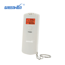 10pcs/  64S Mini Breathalyzer Breath Alcohol Tester 2019 Digital Analyzer Single with LCD White Free Shipping 2024 - buy cheap