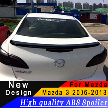 For Mazda 3 M3 sedan 2006 to 2013 High quality ABS spoiler Rear wing primer or any color spoiler 2024 - buy cheap
