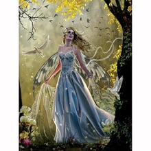 5D DIY Diamond Painting Portrait Embroidery Forest Fairy Needlework Gift Full Diamond Mosaic Cross stitch Home Decor 2024 - buy cheap