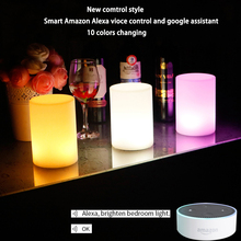 Smartphone Wedding Night Light USB Table Lamp Echo Alexa Dot Voice Control Bedroom Bookcase Night Light For Dad Friends Gifts 2024 - buy cheap