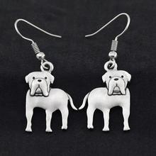 Vintage English Mastiff Pendant Big Earring Bohomian Friend Gift Dog Earings Fashion Jewelry Drop Earrings For Women Pendientes 2024 - buy cheap
