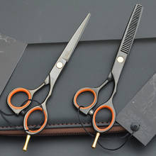 5.5inch Professional Creative Shears Dog Pet Grooming Scissors Barber Haircut Supplier Instruments Straight Thinning Scissor 2024 - buy cheap