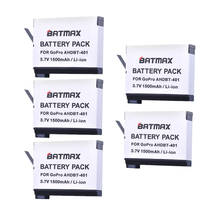 Batmax 5pack Battey AHDBT-401 AHDBT 401 Gopro Hero 4 Batteries for Gopro Hero4 HD Camera P0019279 2024 - buy cheap