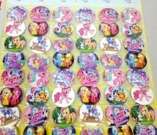 Free Shipping New 48pcs/set Cartoon my little pony Badge Button Pins Party Gifts Diameter 4.5cm 2024 - buy cheap