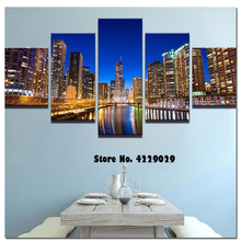 Lake Natural Landscape 5 Panel City Scenic 5d diy Diamond Embroidery sale Full drill Round square Diamond Painting Home Decor 2024 - buy cheap
