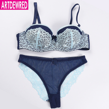 [Retail & Wholesale] VS New Sexy Bra Set Push Up Lace Deep V ABC Cup Women's Underwear Sets Sexy Lingerie Set For Girls 2024 - buy cheap