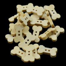 50PCS 2 Holes Christmas Printed Wooden Buttons DIY Scrapbooking Sewing Accessories Buttons for Crafts Decorative 2024 - buy cheap