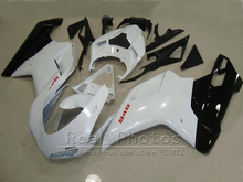 Hot sale fairings for Ducati 848 1098 07 08 09 10 11 classical white black fairing kit 848 1098 2007-2011 HZ08 2024 - buy cheap