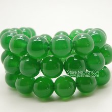 Cuentas sueltas de ágata, hebra de piedras semipreciosas redondas pulidas en verde, 10mm, 16 pulgadas 2024 - compra barato