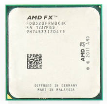 Восьмиядерный процессор AMD FX 8320, 3,5 ГГц, 3,5G/8M/125W, разъем AM3 + 2024 - купить недорого