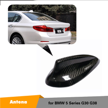 Shark Fin Antenna Cover Trim Carbon Fiber For BMW 5 Series G30 G30 G38 F90 M5 520i 520d 530i 530d 540i 550i car Accessories 2017 2024 - buy cheap