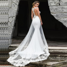 Vestido de noiva estilo sereia, vestido de noiva feito sob medida, 2020 2024 - compre barato