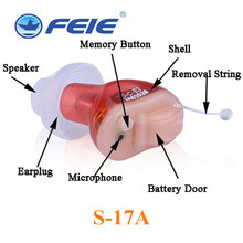 Invisível aparelho auditivo mini amplificador de som sem fio digital 8 canais para idosos/surdos alta qualidade com tinitus masker S-17A 2024 - compre barato
