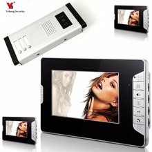 Yobang Security 7" Video Door Phone Video Door Entry System Intercom Doorbell Home Security Kit 3 Units Apartment Intercom 2024 - buy cheap