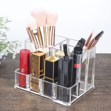 Plastic Makeup Organizer Box Cosmetics Storage Container Acrylic Lipstick Holder Jewelry Organizer Sundries Case Makeup Box 2024 - buy cheap