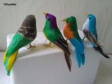 about 12cm colourful feathers bird,foam&feathers artificial birds,pastoral handicraft,props,garden decoration gift a1998 2024 - buy cheap
