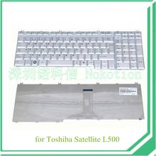 NOKOTION PK130732B08 Laptop Replacement Keyboard for toshiba satellite L500 series silver UK warranty 60 days 2024 - buy cheap