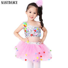 Trajes de baile de Jazz para niña y niño, trajes de baile de Jazz para niña, Hip Hop para niña, disfraz de Jazz para niña 2024 - compra barato