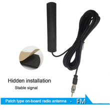 5 м кабель антенны Универсальный Авто AM FM радио антенна патч ветровое стекло антенна внешние части черный 2024 - купить недорого