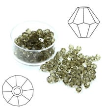 MHS.SUN-cuentas de cristal bicono para fabricación de joyas, cristal suelto de 3MM-8MM, color gris, de alta calidad 2024 - compra barato