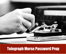 Escape Room Props Telegraph Morse Password Prop Hit some times(1-80 times all ok) to unlock 12V EM Lock for for Exit Room Owner 2024 - buy cheap