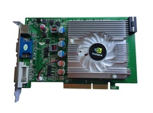 Видеокарта для nVIDIA GeForce 7600GT 6600GT 6200 512 Мб DDR2 AGP 4X 8X VGA DVI 2024 - купить недорого