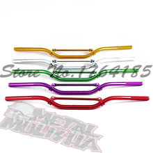 BRAND-NEW colour low Handle bar  7/8" Aluminum MOTORCYCLE Handle bar  dirt bike pitbike off road bike 2024 - buy cheap