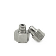 Pressure gauge 304 Stainless Steel Pipe Fitting Connector Adapter Female to Male Threaded 2024 - buy cheap