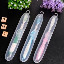 Plastic Toothbrush Holder Box Transparent Travel Portable Protective Storage Case Organizer With Lock Hook Desig 2024 - buy cheap