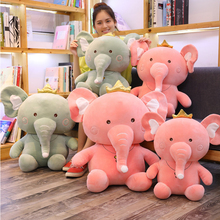 45/55/65cm Cartoon Plush Elephant Doll Toy Cute Kids Sleeping Back Cushion Cute Stuffed Elephant Baby Accompany Doll Xmas Gift 2024 - buy cheap