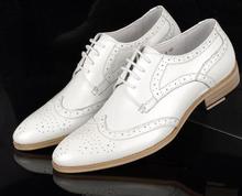 Sapatos de couro genuíno masculinos, sapatos casuais inteligentes de verão, mocassim com corte ponteagudo esculpido em sapato formal para homens 2024 - compre barato