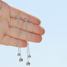 JIOFREE-pendientes largos con borlas para mujer, aretes sin Piercing, regalo de San Valentín 2024 - compra barato