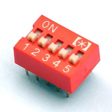 ( 10 pcs/lot ) 5 Way DIP Switch, 5 Position 10 pin PCB Mountable. 2024 - buy cheap