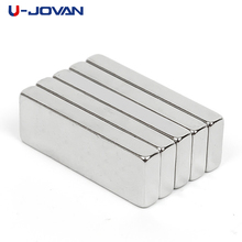 U-JOVAN 10pcs/Set N35 Bulk Super Strong Strip Powerful Permanet Block Bar Magnets Rare Earth Neodymium 30 x 10 x 4 mm 2024 - buy cheap