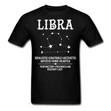Libra Zodiac Sign Characteristics Men's T-Shirt Design Tee Shirt Men'S High Quality T Shirt Summer Famous Clothing 2024 - buy cheap