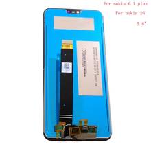2018 new For Nokia X6 TA-1099 TA-1103 TA-1083 Lcd Screen Display +Touch Glass Digitizer Replacement For nokia 6.1 plus lcd 2024 - buy cheap
