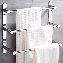 Escada de toalhas de aço inoxidável 304, 60cm de comprimento, moderno, toalheiro, rack de toalhas, banheiro, 3 camadas, montagem de parede, victor 22 2024 - compre barato