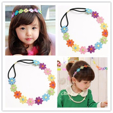 TELOTUNY baby girl headbands Baby Girl Kids Embroidered Flowers Headband Hair Accessories Headwear for baby girls 1009 2024 - buy cheap