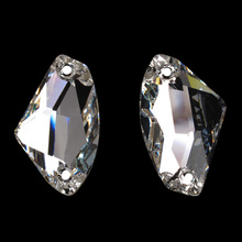 Yanruo 3256 cristal de limpeza galático cristais costura strass costas planas faça você mesmo joias diamante 2024 - compre barato