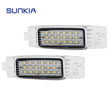 2Pcs/Set SUNKIA Canbus Error Free White 18SMD LED Number License Plate Lights For Lexus RX300 1998-2003 Free Shipping 2024 - buy cheap