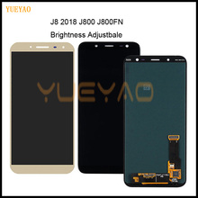 Brightness Adjustbale J8 LCD for Samsung J8 2018 J800 J800FN LCD Display Touch Screen Digitizer Assembly for J8 LCD Display 2024 - buy cheap