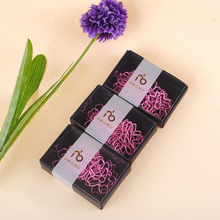 Marcador de libro bonito, pin púrpura, clip de aguja de papel de metal, flor rosa, clips de papel bonitos 2024 - compra barato