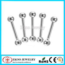 Heavy Gauge Barbell 8 Gauge Surgical Steel Tongue Barbell 3x16x6mm 2024 - buy cheap