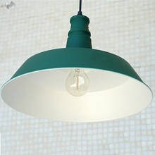 Industrial Retro Pendant Lights E27 Base Light Army Green Iron Loft Metal Pendant Lamp for Restaurant Indoor Lighting Fixtures 2024 - buy cheap