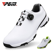 PGM-zapatos de Golf para hombre, zapatillas deportivas impermeables con hebilla, transpirables y antideslizantes, XZ095, novedad de 2020 2024 - compra barato