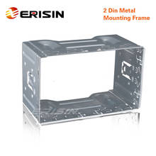 Универсальная металлическая Монтажная рама Erisin ES200 2 Din для автомобильного DVD 2024 - купить недорого