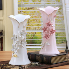 Very fine ceramic vase decoration Nice living room desktop vase Home Decorations Pretty vases 2024 - buy cheap